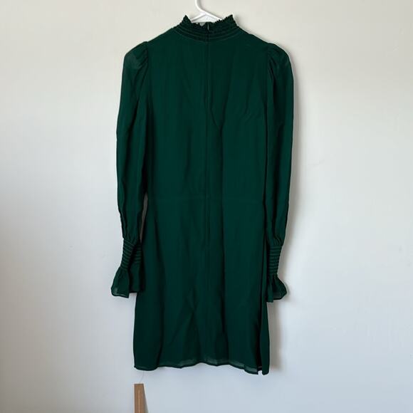 Reformation Archie Dress in Emerald Size: 8 Petite - Picture 9 of 11